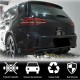 Диффузор заднего бампера (для R/R-Line HB 2012-2017, Карбон) для Volkswagen Golf 7/E-Golf