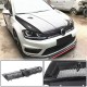 Решетка радиатора (для HB 2012-2017, Сухой Карбон) для Volkswagen Golf 7/E-Golf