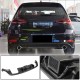 Диффузор заднего бампера (для Base/R/GTI HB 2017-2020, Карбон) для Volkswagen Golf 7/E-Golf