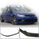 Накладка на передний бампер Lip V1 (для R/R-Line 2017-2020, Карбон) для Volkswagen Golf 7/E-Golf