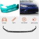 Накладка на передний бампер Lip V1 (для R/R-Line 2017-2020, Карбон) для Volkswagen Golf 7/E-Golf