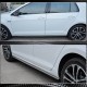 Боковые пороги (для R/R-line 2017-2020, Карбон) для Volkswagen Golf 7/E-Golf