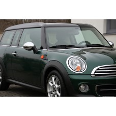 Накладки на дзеркала 2007-2014 (2 шт, нерж.) для Mini Clubman R55/R56 рр