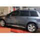 Бічні труби (2 шт., нерж) для Mitsubishi Outlander 2001-2006 рр