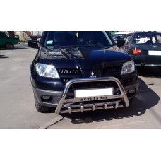 Кенгурятник WT004 (нерж.) для Mitsubishi Outlander 2001-2006 рр