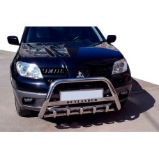 Кенгурятник WT004 (нержавейка) для Mitsubishi Outlander 2001-2006 гг