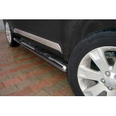 Бічні труби (2 шт., Нерж.) для Mitsubishi Outlander 2006-2012 рр