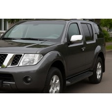 Накладки на дзеркала (2 шт, нерж.) для Nissan Pathfinder R51 2005-2014 рр