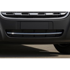 Смужка в бампер (нерж) для Nissan NV400 2010-2024 рр