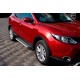 Боковые Подножки Line (2 шт., Алюминий) для Nissan Qashqai 2014-2021 гг