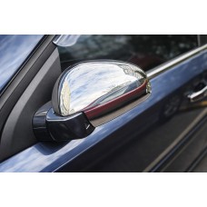 Накладки на Зеркала (2 шт, Нержавейка) Carmos - Турецкая Нержавеющая Сталь для Opel Signum 2003-2008 гг