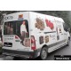 Задняя дуга AK002 (нерж.) для Opel Movano 2010-2021 гг
