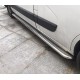 Бокові пороги Premium (2 шт., Нерж.) 60 мм, коротка база для Renault Master 2011-2023 рр
