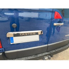 Планка над номером (нерж.) для Renault Master 2011-2023 рр