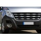 Хромированные накладки на противотуманные фары (2 шт., нержавейка) для Renault Master 2011-2023 гг