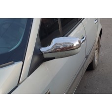 Накладки на дзеркала (2 шт, нерж) для Renault Megane II 2004-2009 рр