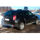 Задняя дуга прямая (нержавейка) для Renault Duster 2008-2017 гг