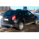 Задня дуга пряма (нерж.) для Dacia Duster 2008-2018 рр