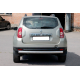 Задня дуга пряма (нерж.) для Dacia Duster 2008-2018 рр