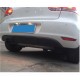 Диффузор заднего бампера V1 (для Base HB 2010-2013, Карбон) для Volkswagen Golf 6