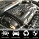 Крышка двигателя (для GTI HB 2010-2013, Карбон) для Volkswagen Golf 6