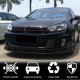 Накладка на передний бампер Lip V2 (для GTI HB 2010-2013, Карбон) для Volkswagen Golf 6