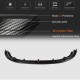 Накладка на передний бампер Lip V2 (для GTI HB 2010-2013, Карбон) для Volkswagen Golf 6