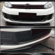 Накладка на передний бампер Lip V4 (для GTI HB 2010-2013, Карбон) для Volkswagen Golf 6