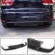 Диффузор заднего бампера V1 (для GTI HB 2010-2013, Карбон) для Volkswagen Golf 6