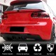 Нижний спойлер (для GTI/R HB 2010-2013, Карбон) для Volkswagen Golf 6