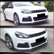 Накладка на передний бампер Lip V1 (для R HB 2010-2013, Карбон) для Volkswagen Golf 6