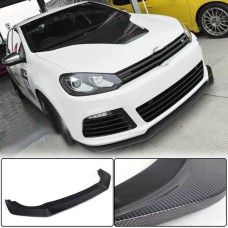 Накладка на передний бампер Lip V2 (для R HB 2010-2013, Карбон) для Volkswagen Golf 6