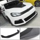 Накладка на передний бампер Lip V2 (для R HB 2010-2013, Карбон) для Volkswagen Golf 6