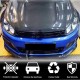 Накладка на передний бампер Lip V2 (для R HB 2010-2013, Карбон) для Volkswagen Golf 6