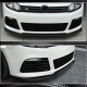 Накладка на передний бампер Lip V2 (для R HB 2010-2013, Карбон) для Volkswagen Golf 6