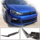Накладка на передний бампер Lip V3 (R HB 2010-2013, Карбон) для Volkswagen Golf 6