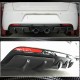 Диффузор заднего бампера V2 (для R/R20 HB 2010-2013, Карбон) для Volkswagen Golf 6