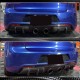 Диффузор заднего бампера V2 (для R/R20 HB 2010-2013, Карбон) для Volkswagen Golf 6