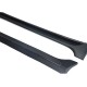 Боковые пороги (для Base HB 2010-2013, Карбон) для Volkswagen Golf 6