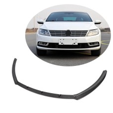 Накладка на передний бампер Lip (для 2012-2018, Карбон) для Volkswagen Passat СС 2008- гг