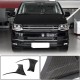 Накладки на передний бампер (для 2015-2019, Карбон) для Volkswagen T6 Накладки на передний бампер (для 2015-2019, Карбон) для Volkswagen T6