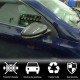 Накладки на зеркала EU (Карбон) для Volkswagen Passat B7 2012-2015 гг