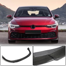 Накладка на передний бампер Lip (для GTI HB, Карбон) для Volkswagen Golf 8