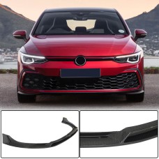 Накладка на передний бампер Lip (для GTI HB, Сухой карбон) для Volkswagen Golf 8