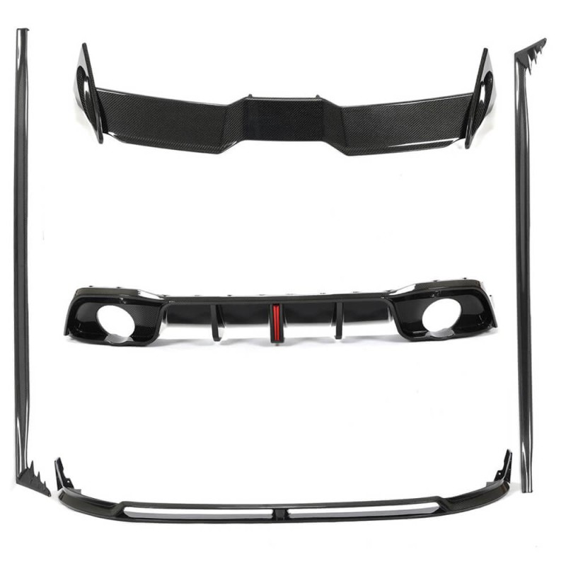 Комплект обвесов Carbon FullSet (для GTI&R EU HB 2019-2024), Карбон) для Volkswagen Golf 8