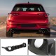 Диффузор заднего бампера (для GTI HB, Сухой карбон) для Volkswagen Golf 8