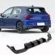 Диффузор заднего бампера (для R HB, Карбон) для Volkswagen Golf 8