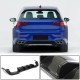 Диффузор заднего бампера (для R HB, Сухой карбон) для Volkswagen Golf 8
