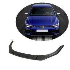 Накладка на передний бампер Lip (для R HB 2019-2024, Карбон) для Volkswagen Golf 8