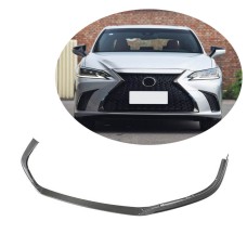 Накладка на передний бампер Lip (для Base/F-Sport 2018-2020, Карбон) для Lexus ES 2018- гг